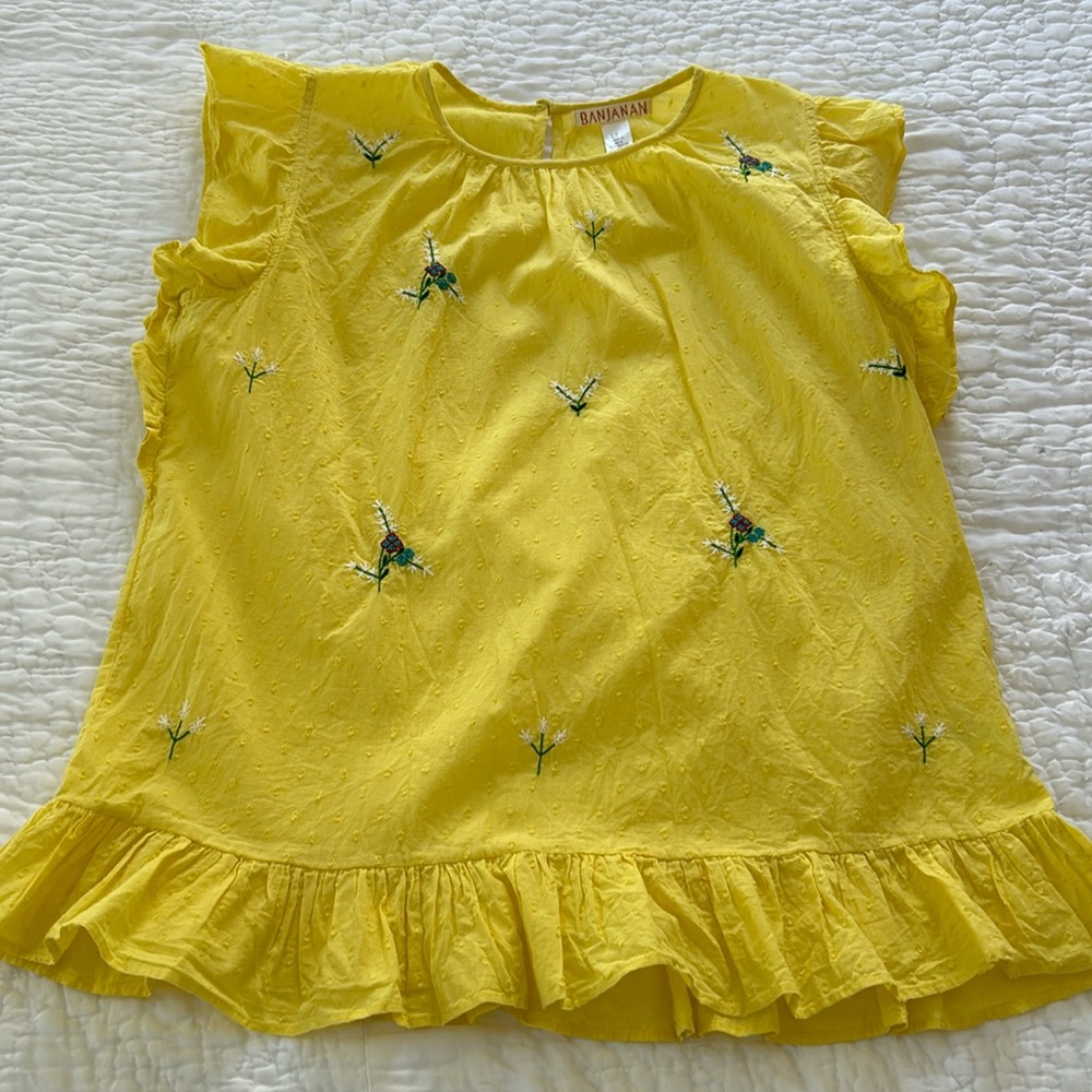 Banjanan Embroidered Floral Top